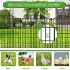 정원 울타리 장식 금속 10 팩 32 in h x 236 ft l No Dig Dog Animal Barrier for Yard Home 240411