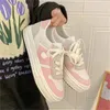 Scarpe casual rosa kawaii sneaker femminili vintage sport sport piatta piattaforma coreana carina vulcanize designer 2024