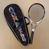 Tennis Rackets Aluminum carbon one-piece tennis racket Racket set with large bag single adult tennis racket Q240423