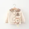 Coats Winter newborn baby girl clothes outfit lamb wool outerwear for toddler girls baby cloth 1 year birthday Christmas cotton coats