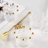 Candlers Crown Glass Doalight Solder Votive for Wedding Party and Home Decor Bijoux Anneaux