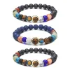Strands 1Pc Fashion New Unisex Starry Sky Galaxy Bracelet Natural Stones Elastic Female Wrist Jewelry Dailylife Accessories Gifts