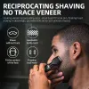 Trimmer Kemei 4 i 1 Electric Trimmer Set Laddningsbart näsa Hår öronögonbryn Trimmer för män Skäggrensare Grooming Tool