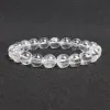 Brins Natural Clear Quartz Bracelet Blanc Transparence guérison Guérisse Énergie cristalline Stone Boho Reiki Gem Perles en pierre