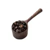 Coffee Scoops Black Walnut Handmade Bean Spoon Household Japanese Solid Wood Seasoning Spoons Accessories Kitchen