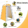 Tenda de chuveiro ao ar livre portátil portátil portátil banho de chuveiro ao ar livre troca de montagem abrigo de tenda de tenda acampando banheiro privacidade 240419