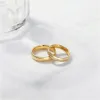 Группы Somen Gold Color Tungsten Ring Пара для мужчин женские женские классические свадебные/обручальные группы 4/6 мм Специальный подарок на День святого Валентина для любовника