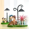 Bahçe Dekorasyonları Mini Sokak Işık Modeli Bebek Evi ve Kek Dekorasyonu İçin Peri Aydınlatma Aksesuarları