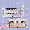 Casi per Nintendo Switch OLED Accessori protettivi Case di protezione trasparente anime soft anime kawaii guscio TPU per gli accessori del gioco console switch