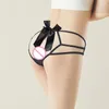 Women's Panties Sexy Womens Sheer Mesh Briefs Ladies Transparent Underwear Hollow Out Underpants Erotic Lingerie Bow Porno See Through