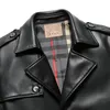 Jaqueta de grife original jaqueta de couro falsa magro masculino e feminino Motocicleta PU Jaqueta de couro Pu Spring outono Motocicleta Pilot Zipper Jacket