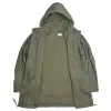 Caps WW2 Koreaanse oorlog Vietnam War Us Army M65 Jacket Trench Coat Retro Cotton Satin Uniform Hoge kwaliteit