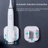 Kopt tandenborstelstandaard Organisator elektrische tandenborstel Wallmonteerde houder ruimte besparing badkameraccessoires