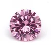 Diamants en vrac 2,0 mm Zircone cubique Gemone rose rose coloré 5a 1000pcs CZ Stones synthétiques pour bijoux