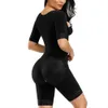 Kvinnor Colombianas Post-Surgery Full Body Arm Shaper Body Suit PowerNet Girdle Black Midje Trainer Corsets Slimming Shapewear 240409
