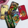 Bumpers de telefone celular Anel Potters Wand Art Phone Case para iPhone 15 Ultra 14 13 12 11 XS XR x 8 7 Pro Max Plus Mini Black Cover Y240423