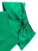 Plusstorlekar Stylish Women Evening Party Dress Green Cape Off Shoulder Bow Slim Fit Cocktail Event Celebrate Prom Robe Birthday 4xl