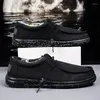 Casual Shoes 2024 European och American Autumn Lefu Breattable Outdoor Low Top Men's Sleeve Lazy Single