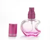 Garrafa de perfume de vidro colorido portátil de 10 ml com atomizador vazio de estojo de parfum com spray para viajar ZZ