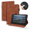 Tablet -PC -Hüllen Taschen Tablet Hülle für Feuer max. 11 Hülle Klapper PU Leder Soft TPU Stand Hülle für Funda Fire max 11 Zoll Abdeckung