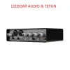 Utrustning Teyun Q22 Q12 Q24 Professionell Audio Sound Card Monitor Electric Guitar Recording för Live Broadcast Studio Singing Computer