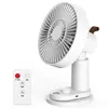 USB Rechargeable Bureau portable ventilateur de refroidissement pliant ventilateur de refroidissement en plein air MINI FAN FAN FAN 4000MAH BUREAU HOME FAN SIENDE AVEC CLIP 240419