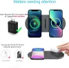 Chargers 2 In 1 Dual Wireless Charger 40W For iPhone 15 14 13 12 11 XS XR X 8 Airpods 3 Pro Samsung S23 S22 S21 Double Fast Charging Pad