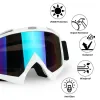 Masken Offroad Goggles Motocross Brille MTB ATV MX Reitbrillen Maske Abnehmbare Objektive Windschutz UV Schutz im Freien Fahrradgeschenke