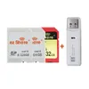 EZ original Compartilhar Memória SD WIFI 32GB 16G CARTO DE COMPARONO sem fio Classe 10 64G 128G para Canon/Nikon/Sony Card Card Free Reader 240419