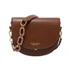 Bag 2024 Winter ombro Senhoras Casual Moda Casual Fashion Telefone Mini Saddle Luxury Women's Women's