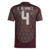 2024 Jersey de futebol do México Home fora Raulchicharito Lozano dos Santos Clube Clube Camisa de futebol Kit Kit H.Lozano Men define uniformes fãs de fãs versão