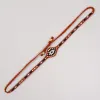 Strängar yastyt turkiska onda ögonarmband mode smycken miyuki frö pärlband rem enkla armband för kvinnliga smycken gåvor