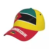 Ball Caps Unisex Mozambique Flag Mozambican Adult Baseball Cap Patriotic Hat For Soccer Fans Men Women