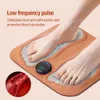 TENS MICROCURRENT 3D FOOT MASSAGER PAD FOLLABLE ACCUPRESSURE MAT MUSCLE ELEKTROESTIMULADOR Fysioterapi Helper Relaxation 240415