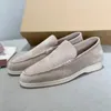 Casual Shoes Comfort Walking Women High Quality Suede Flat Winters Loafers Men's Metal Lock Driving