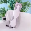 Toys Super Adorável Adorável Presuel Primeira Plexuada Pillow Cute Long Cat Toys Toys Infantil Presentes de Christmas Girl's Presents