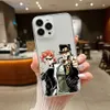 Cell Phone Bumpers Anime JoJos Bizarres Adventures Phone Case For iphone 15 14 13 12 11 XS Pro Max X XR 6 7 8 Plus Soft Silicone Transparent Capa Y240423