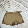 Летние шорты Женские дизайнерские шорты с высокой талией предыдущие буквы