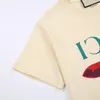 Fashion Polo przędza nowa koszulka T Sanda T Summer Tabin stereo Letter Shirt Short Women's Men's okrągła bluza