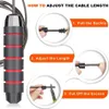 Jump Ropes värt professionell Jump Rope Speed ​​Cross Fitness Training MMA Boxing Home Fitness Equipment Y240423