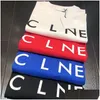 Mens T-shirts 2023 Designer T-shirt Pure Cotton Short Sleeve Fashion Casual and Womens Couple Uni Letter Printing Summer Drop Delivery Dho4G