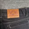 Jeans de fushen de moda de marca moderna con bordado jacquard de tamaño informal y personalizado con bordado de bordado jacquar