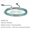 Strands Bracciale intrecciato Bracciale intrecciato forma naturale forma ematite braclota pietra yoga energia regolabile accessori regolabili gioielli regalo pulsera