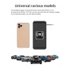 Chargers Portable Car Wireless Charger Phone Charging Mount Interior Dashboard Automatic Sensor Holder Supplies USB Port