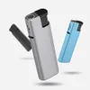 New Windproof Lighter Blue Flame Jet Lighter High Power Cigar Lighter Kitchen BBQ Men Smoking Accessories Birthday Gift