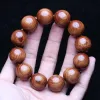 Strands Tibetan Buddhist bracelet Men's 20mm solid wood rosary beads