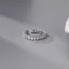 Zircon Open Women's Light Instagram Style High Grade Personalized Ring Live Streaming _ Shande Jewelry