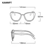 Sunglasses KAMMPT Extra Large Cat Eye Sunglasses 2024 New Retro Gradient Mirror Outdoor Glasses Luxury Tren Brand Design Womens Umbrella J240423