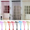 100x200cm Voile Curtain White Red Heart String Curtains Pure Color Bedroom Window Door Divider Sheer Drape Wedding 240416