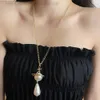 Halsbandsdesigner för kvinna Viviennes Westwoods lyxiga Saturn halsband fashionabla kejsarinnan Dowager Xi överdriver Saturn Necklace Giant Pearl Threedimensional